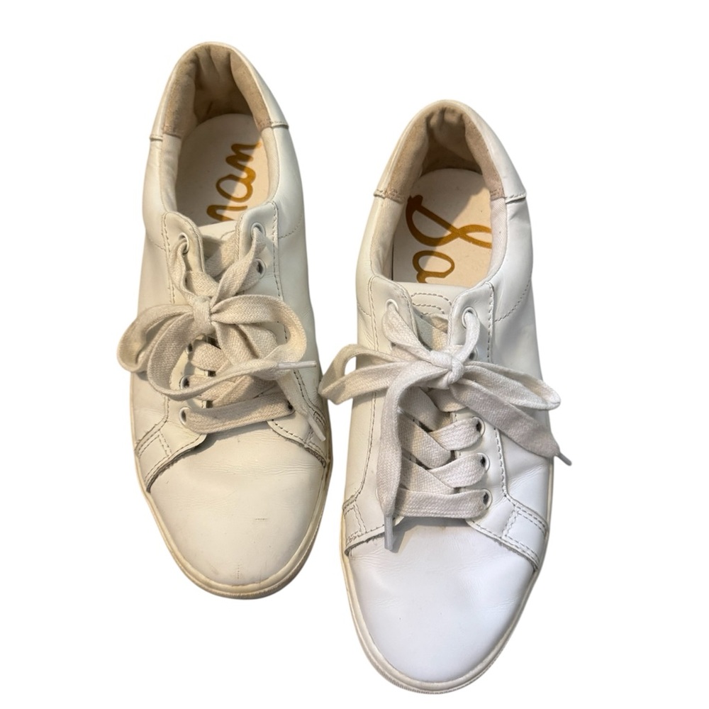 Sam Edelman Ethyl Low Top Leather Sneaker - Size 7.5